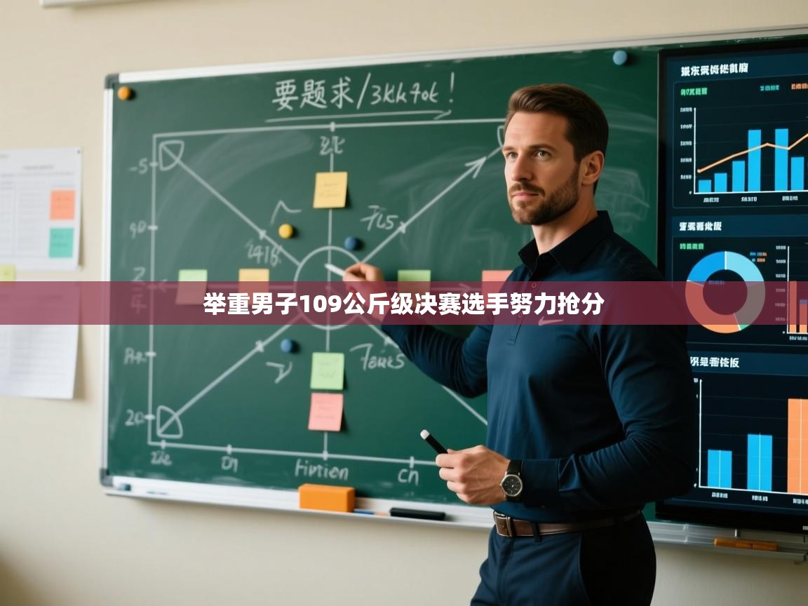 举重男子109公斤级决赛选手努力抢分